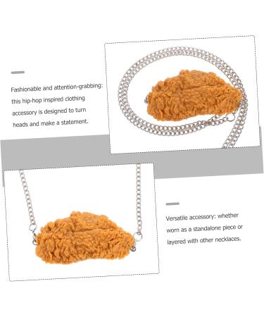 BESTonZON Model Food Hanging Pendant Hip hop Food Decorations Food Pendant Fried Chicken Decoration - Buy Online on GoSupps.com