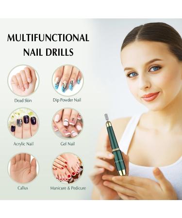 Professional Electric Nail File & Drill Kit for Acrylic & Gel Nails - Portable Efile with LED Display - Manicure Pedicure Tool for Beginners - Buy Online on GoSupps.com