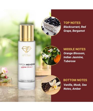 Hifza Mehzin Natural Perfume Spray | Fruity Floral Marine Arabian Perfume for Women | Long Lasting Alcohol Free Perfume 1.19 Fl. Oz. - Buy Online on GoSupps.com