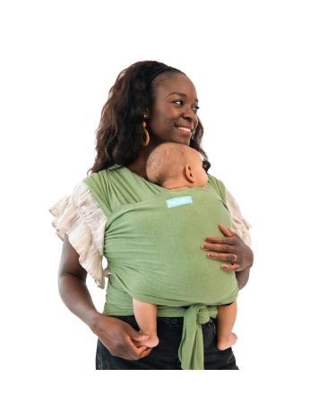 Moby Wrap Baby Carrier | Element | Baby Wrap Carrier for Newborns & Infants | #1 Baby Wrap | Baby Gift | Keeps Baby Safe & Secure | Adjustable for All Body Types | Perfect for Mom & Dad | Kiwi