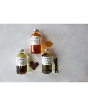 Herb & Root Cocoa Flavored Massage Oil with Warming Cinnamon Spice | 4oz Edible Body Oil | International Shipping - Buy Online on GoSupps.com