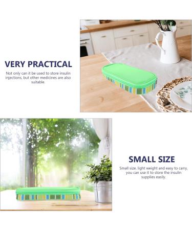 COHEALI Insulin Cooler Bag - Travel Toiletries Organizer for Diabetic Supplies - Green - Buy Online on GoSupps.com