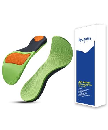 Shoe Insoles Arch Support Sports Shoe Sole Men Women Foot Health Inserts Breathable Comfort Flat Feet Insoles (M)