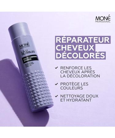 MON PROFESSIONAL Shampoo for Blonde and Bleached Hair - Care for Dry and Damaged Hair - Nourishes Hydrates and Protects for a vibrant color - 300 ml (non-purple) - Buy Online on GoSupps.com