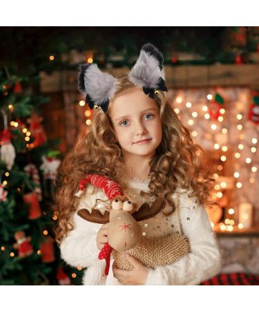 Healvian Fur Fox Cat Ear Headband Cat Ear Headband Party Hair Ears Headband Halloween Headbands Animal Ears Hair Accessories Animals Ears Headband for Cosplay Halloween Christmas Party Costume - Buy Online on GoSupps.com