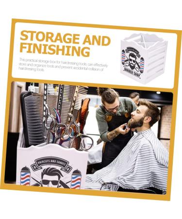 Mikinona Scissors Storage Box Barbershop Comb Rack Hairdressing Tool Organizer Shear Organizer Desktop Scissors Holder Hairdressing Scissor Holder Hairstyling Tool Organizer Shear Holder - Buy Online on GoSupps.com