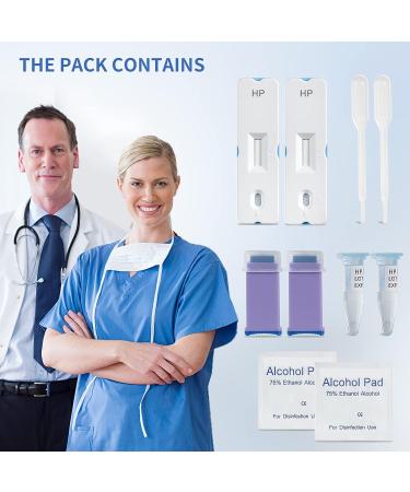 H Pylori Test Kit - Easy & Accurate Home Test for Helicobacter Pylori - 2 Tests Included - Buy Online on GoSupps.com