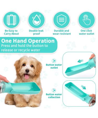 Encoun 550ml Portable Dog Water Bottle | Foldable & Travel-Friendly Pet Drinking Bottle for Outdoor Adventures - Buy Online on GoSupps.com