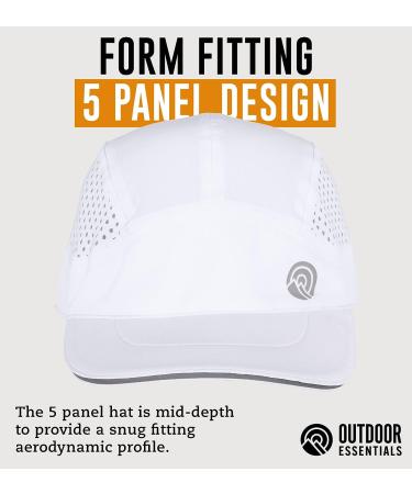 OutdoorEssentials Running Cap - UPF 50 Exercise Hat in White - Buy Online on GoSupps.com
