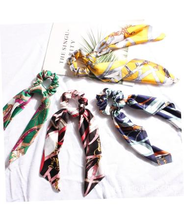 Beaupretty Travel hair ties scrunchies elastic scrunchy elastic hair band ribbon hair rope ponytail hair tie bowknot hair tie knot hair rope scrunchie with ribbon travel style Holder Rope - Buy Online on GoSupps.com