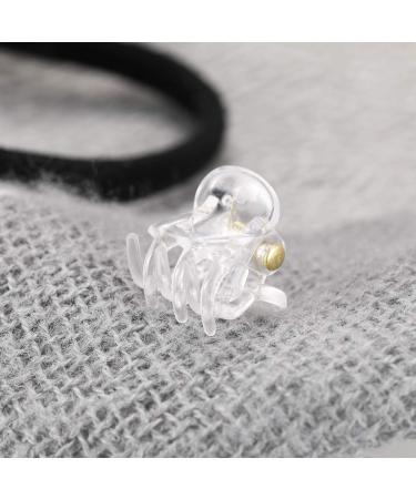Frcolor 24 Mini Transparent Hair Clips - Non-Slip Plastic Barrettes for Women & Girls | Perfect Hair Grips for All Hair Types - Buy Online on GoSupps.com