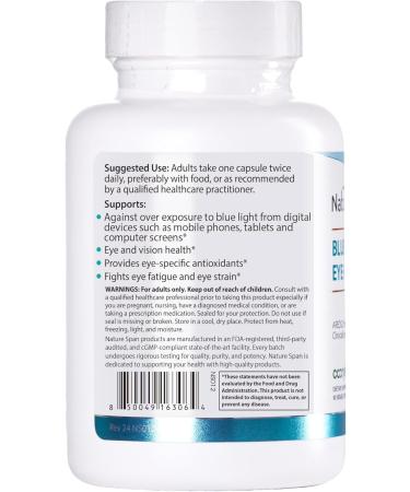 Eye Vitamin-Contains Zinc Vitamins C E Lutein and Zeaxanthin to Support Eye Fatigue Exposure to Blue Light From Electronics Presbyopia Nearsightedness Dry Eye and Vision Health-90 Capsules - Buy Online on GoSupps.com