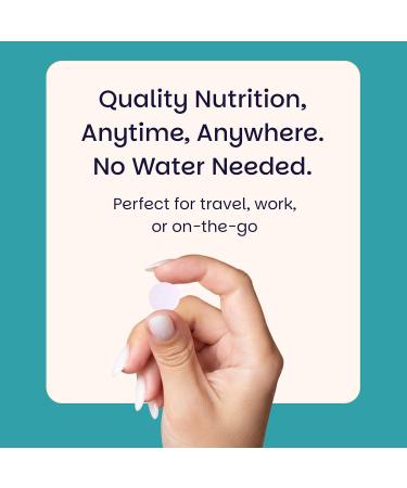 EZ Melts Healthy Aging Probiotic - Daily Probiotic for Digestive & Gut Health Support - with Bifidobacterium Longum - Non-GMO & Vegan - Strawberry - 60 Dissolvable Tablets (60 Servings) 60 Count (Pack of 1) - Buy Online on GoSupps.com