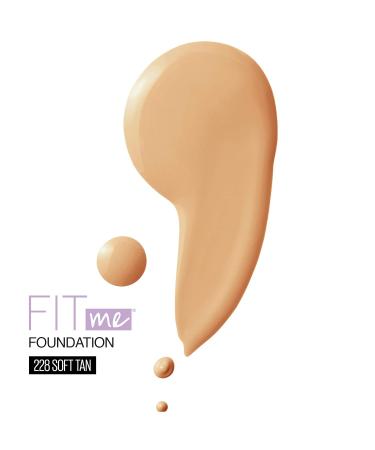 Maybelline Fit Me Dewy + Smooth Foundation 2-Pack - 228 Soft Tan - Buy Online on GoSupps.com