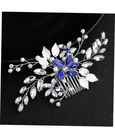 FRCOLOR Flower Hair Comb 1pc Pearl Wedding Comb Combs for Women Hair Barrettes for Women Tiara Comb for Bridal Alloy Comb Hair Comb Dress Bride Bridal Hair Comb - Buy Online on GoSupps.com