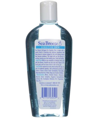 Sea Breeze Actives Sensitive Skin Astringent - 10 oz - Gentle Facial Toner - Buy Online on GoSupps.com