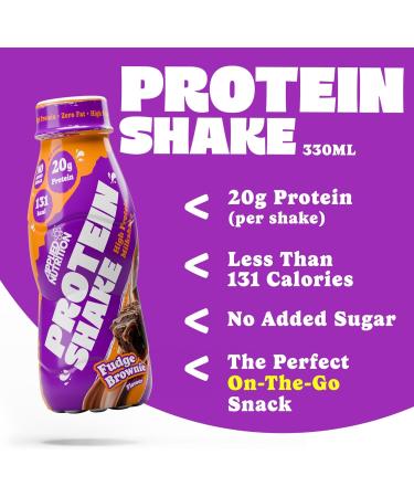 Applied Nutrition Protein Shakes Ready to Drink High Protein Shake Protein Drink with 20g Protein Low Fat Protein Drinks Shake Bottle - Buy Online on GoSupps.com