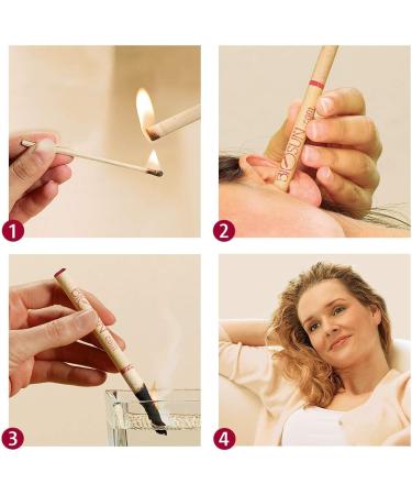 Buy 6 Original Biosun Wellharmony Ear Candles with Safety Filters - Aromatic Orange Grapefruit & Tangerine | International Shipping Available - Buy Online on GoSupps.com