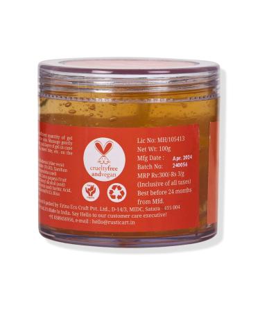 Papaya Aloe Vera Gel Moisturizer with Niacinamide & Vitamin E | Hydrating Oil-Free Gel for Face & Body | All Skin Types | 100g - Buy Online on GoSupps.com