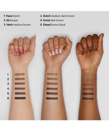 Milk Makeup KUSH Brow Shadow Stick - Herb (Medium Brown) | Buildable Cream-to-Powder Formula | Vegan & Cruelty-Free | Up to 12-Hour Wear - Buy Online on GoSupps.com