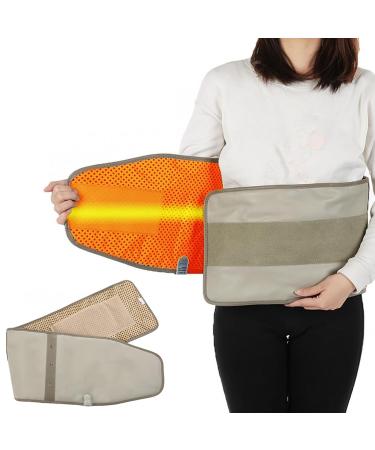 Kehtu Bianstone Bauch massager magnetic fat removal hot compress belt 3 heating levels relieves pain suitable for people who lack movement and who are too much eating