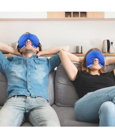 Atsuwell Sinus Mask: Warm & Cold Compress Eye Mask for Dry Eyes - Pink & Blue - Buy Online on GoSupps.com