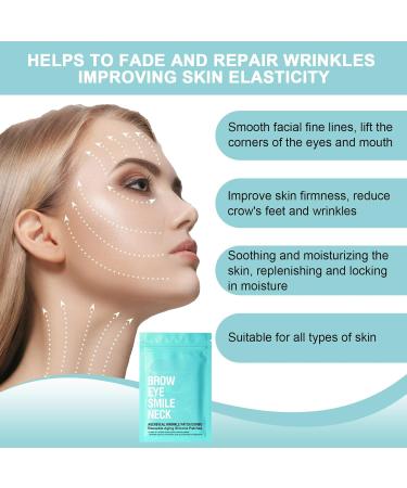 Face Wrinkle Patches Face Lifting Patches Face Lift Tape Anti Wrinkle Patches Reusable Silicone Wrinkle Pads Face Tape For Wrinkles Silicone Face Patches for Skin Lines Prevention - Buy Online on GoSupps.com