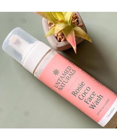 Buy Rosie Coco Face Wash - Hydrating Foaming Cleanser with Coconut Milk - 7.1oz | International Shipping - Buy Online on GoSupps.com