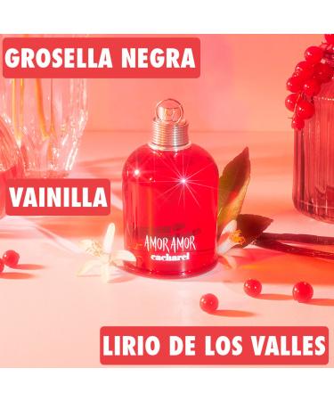 Cacharel Amor Amor Eau de Toilette Spray for Women - Blackcurrant, Lily of the Valley, Vanilla - 3.4 Fl Oz - Buy Online on GoSupps.com