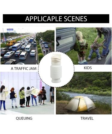 Unisex Urinal Portable Toilet Urinals for Men and Women Urine Bottle Pee Bottles Shrinkable Urinal for Travel Traffic Jam Camping 750ML - Buy Online on GoSupps.com