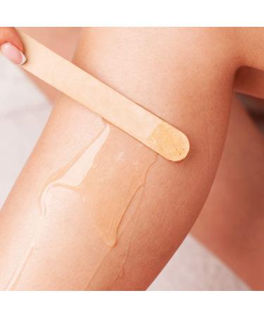 Mylee Premium Salon Quality Disposable Wooden Spatulas for Waxing Pack of 100 Hygenic and Suitable for Warm and Hot Waxes - Buy Online on GoSupps.com