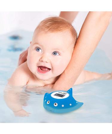 Elepho eFloat Baby Thermometer & Bath Toy | Accurate Water & Room Temperature Monitor | Waterproof, Alerts for Safe Bathing (Blue) - Buy Online on GoSupps.com