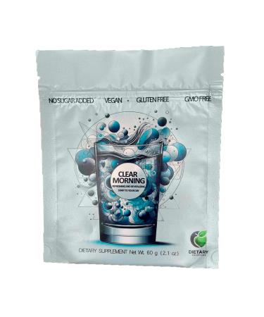 Clear Morning - Revolutionary After-Drinking Recovery Mix | Magical Morning Wellness Formula & Hydration Support | Detox with Silicon Dioxide