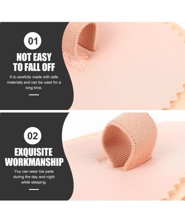 GLSTOY Insoles 4pcs - Supports Foot Alignment, Bunion Splint Pads, Toe Separators - Light Yellow 10.5x7x0 - Buy Online on GoSupps.com