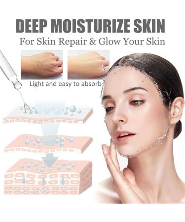 Facial Serums Skincare Set Niacinamide10%+Zinc 1% & Hyaluronic Acid 2% + B5 Face Serum for Women Hyaluronic Acid Serum for Skincare Anti Aging Serum for Face Face Serum for Plump and Smooth Skin - Buy Online on GoSupps.com