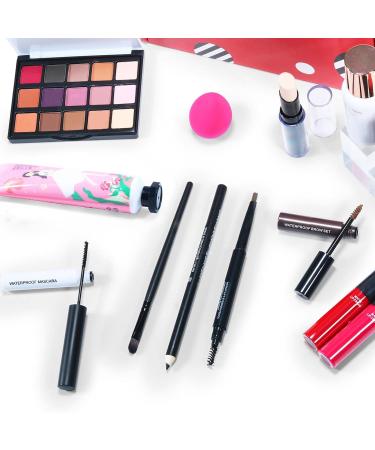 Fowybe 14-Part Make-Up Kit | Multi-Purpose Palette for Teens | Eyeshadow Lip Gloss Powder Concealer & More Perfect Make-Up Set for All Occasions - Buy Online on GoSupps.com
