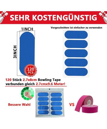 Buy 120PCS Bowling Thumb Tape | Bowling Finger Tape for Men & Women | Premium Bowling Accessories - Buy Online on GoSupps.com