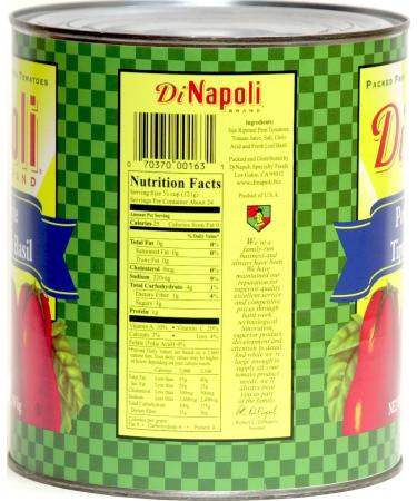 DiNapoli San Marzano Style Plum Tomatoes 102 oz - Premium Quality Italian Canned Tomatoes - Buy Online on GoSupps.com
