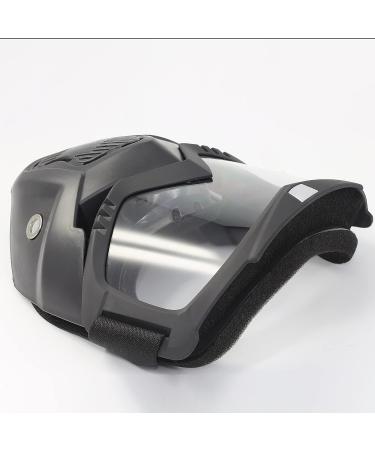 Skull Skeleton Airsoft Mask with HD Goggle for Halloween Cosplay & Paintball Games - Buy Online on GoSupps.com