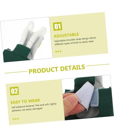 Buy MipCase 2-Pack Flying Bird Diapers for Nymphensittich & Small Chickens - Comfortable Cotton Clothing for Parrots & Ducks - Buy Online on GoSupps.com