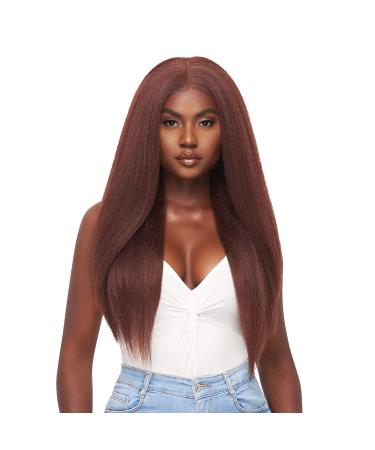 Outre Perfect Hair Line Synthetic 13x6 Faux Scalp Lace Front Wig - KATYA (1B Off Black)