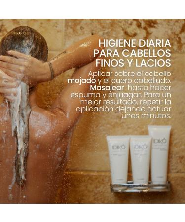  IDIK Volume shampoo for fine hair 250 ml provides density and softness sulfate and paraben-free shampoo daily hair hygiene for women and men - Buy Online on GoSupps.com