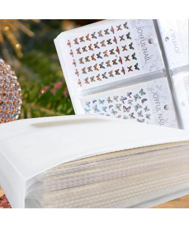 Hoinco Nail Sticker Storage Book - 160 Slots Organizer for Nail Art Stickers - Manicure Album & Display - Nail Collecting Equipment - Buy Online on GoSupps.com