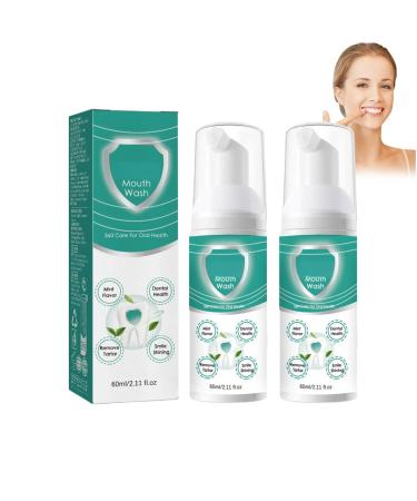 Teeth Mouth Wash Mousse de nettoyage des dents Soin buccal doux et haleine fra che Prot ge les gencives et combat les bact ries Id al pour les d placements et la maison