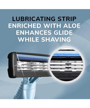 BIC Flex 3 Titanium Men's Disposable Razors - 10 Piece Set for Smooth, Ultra-Close Shave - Buy Online on GoSupps.com