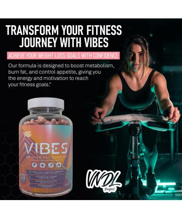 VNDL Fat Burner for Men & Women Suppressant Pills with Ashwagandha Green Tea & Rhodiola Rosea for Metabolism Booster - Achieve Fitness Goals with Third-Party Tested Chromium Picolinate-120 Capsules - Buy Online on GoSupps.com