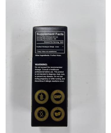 Shilajit Drops Compl ment alimentaire pur naturel de l'Himalaya avec 85 + oligo-min raux et acides humiques acides humiques Hatmanlabs Shilajit Gouttes liquides pour stimuler l' nergie immunitaire - Buy Online on GoSupps.com