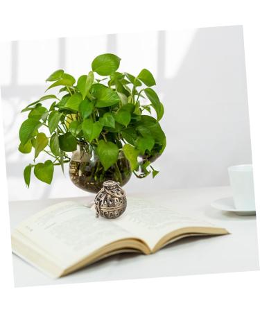 Zerodeko Refillable Car Air Freshener - Essential Oil Aroma Pendant DIY Car Hanging Decor & Diffuser Brass Spherical Design for Aromatherapy - Buy Online on GoSupps.com