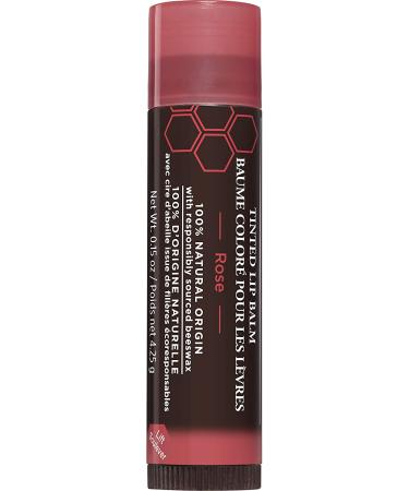 Buy Burt's Bees Tinted Lip Balm in Rose - Natural Moisture & Color (0.15 oz) - Buy Online on GoSupps.com