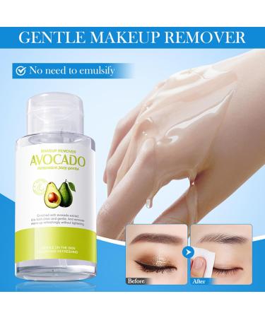 Huile nettoyante en profondeur l'avocat 300 ml eau d maquillante d maquillante huile nettoyante pour le visage pour enlever le maquillage laisse une sensation soyeuse sur la peau - Buy Online on GoSupps.com